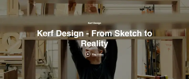 Kerf Design - From Sketch to Reality on Kerf Design