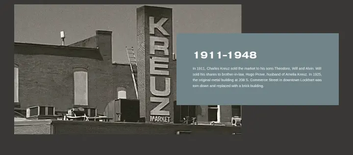 1911-1948 on Kreuz Market