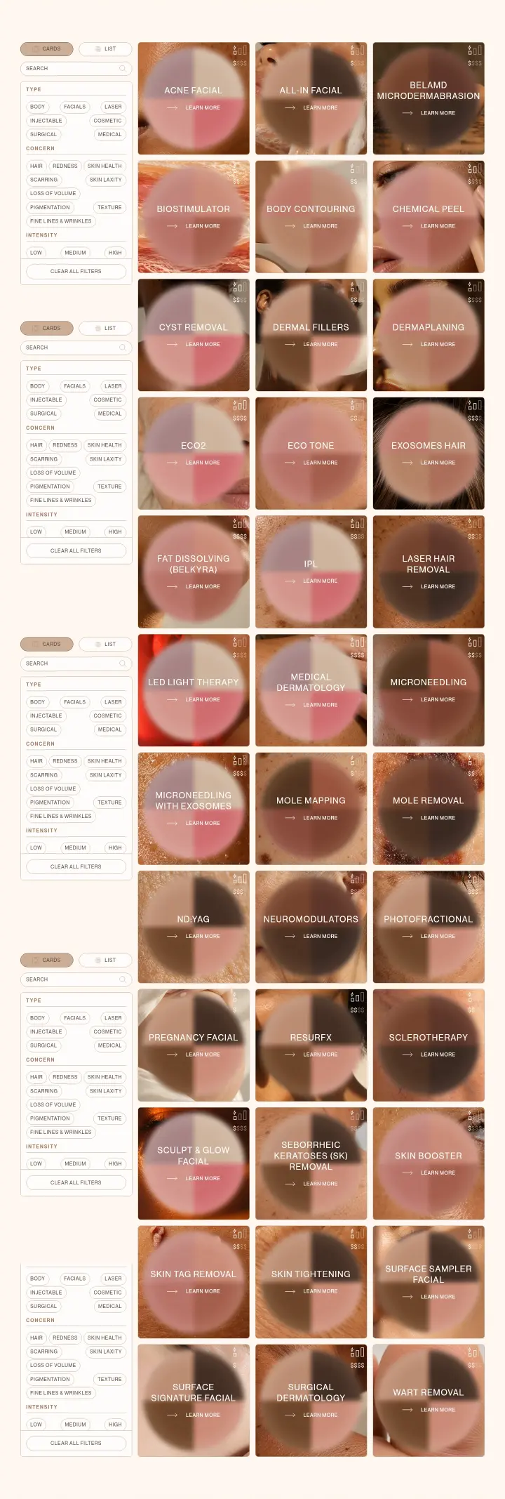 Acne Facial on Surface Dermatology Clinic