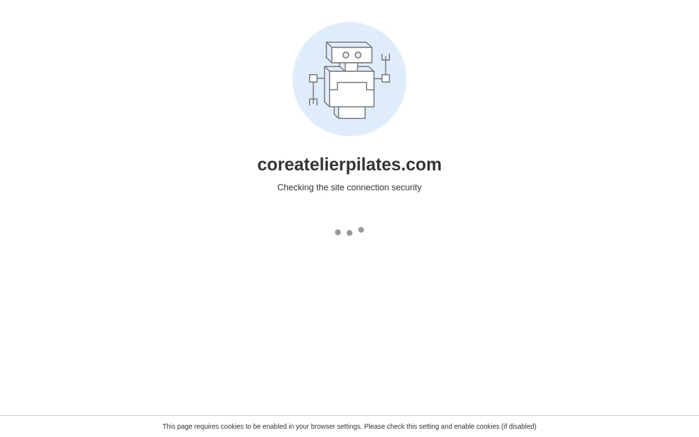 Screenshot of Core Atelier at desktop width