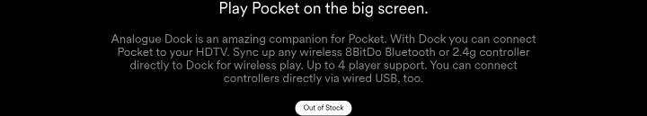Play Pocket on the big screen on Analogue