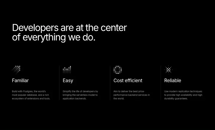 Features on Neon