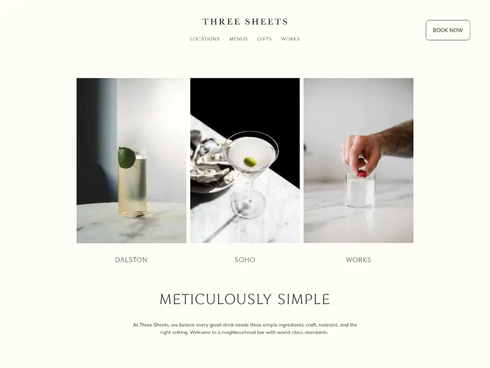 Three Sheets — Home