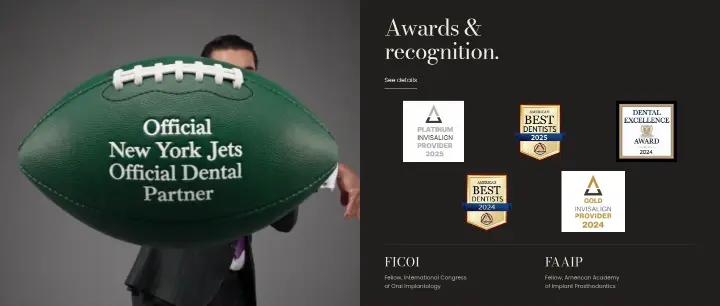 Awards & recognition on Dentist on Madison