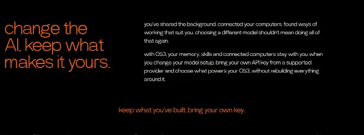 change the AI. keep what makes it yours on rabbit
