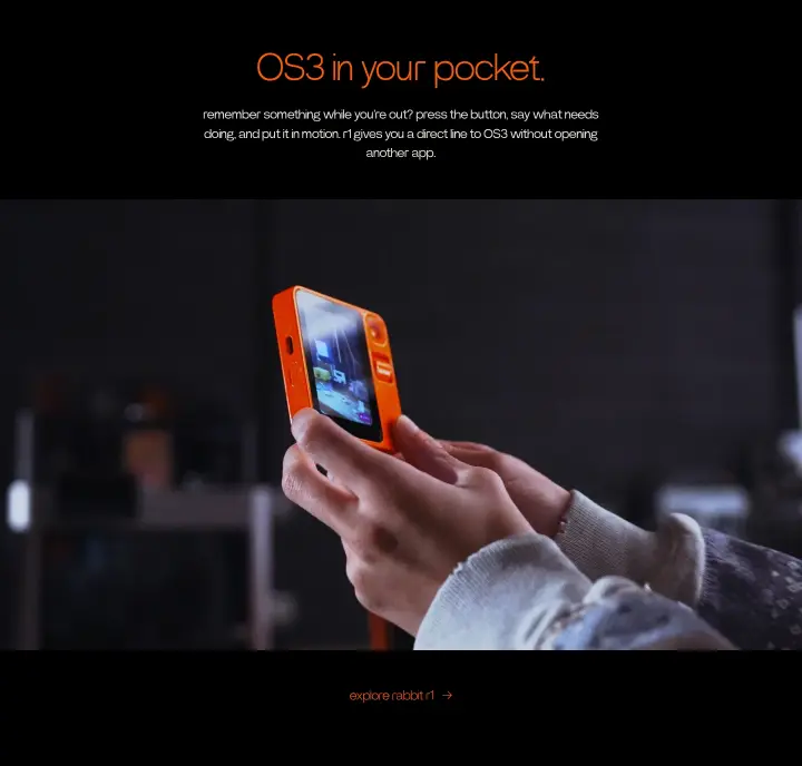 OS3 in your pocket on rabbit
