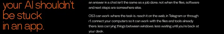 your AI shouldn't be stuck in an app on rabbit