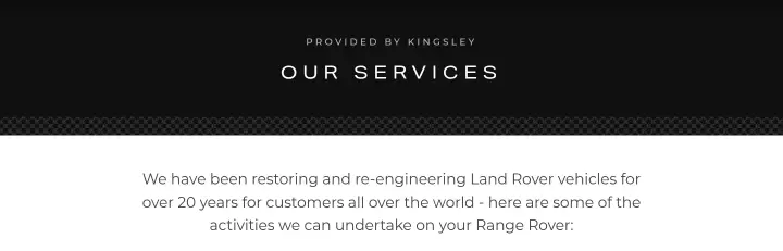 Our Services on Kingsley