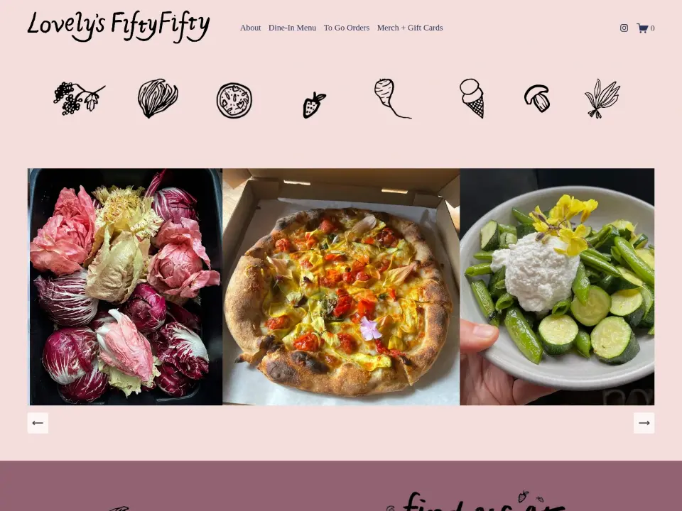 Lovely's Fifty Fifty — Home