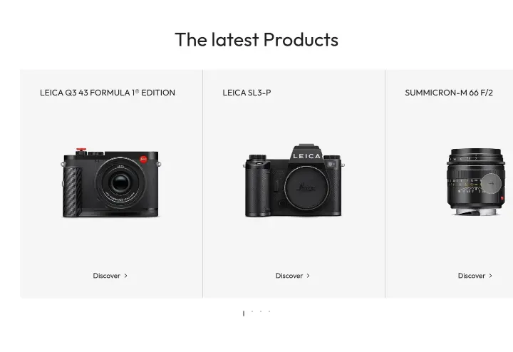 The latest Products on Leica Camera
