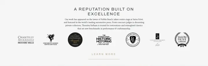 A REPUTATION BUILT on Excellence on Thornley Kelham