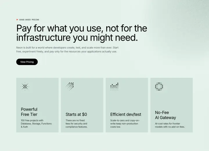 Features on Neon