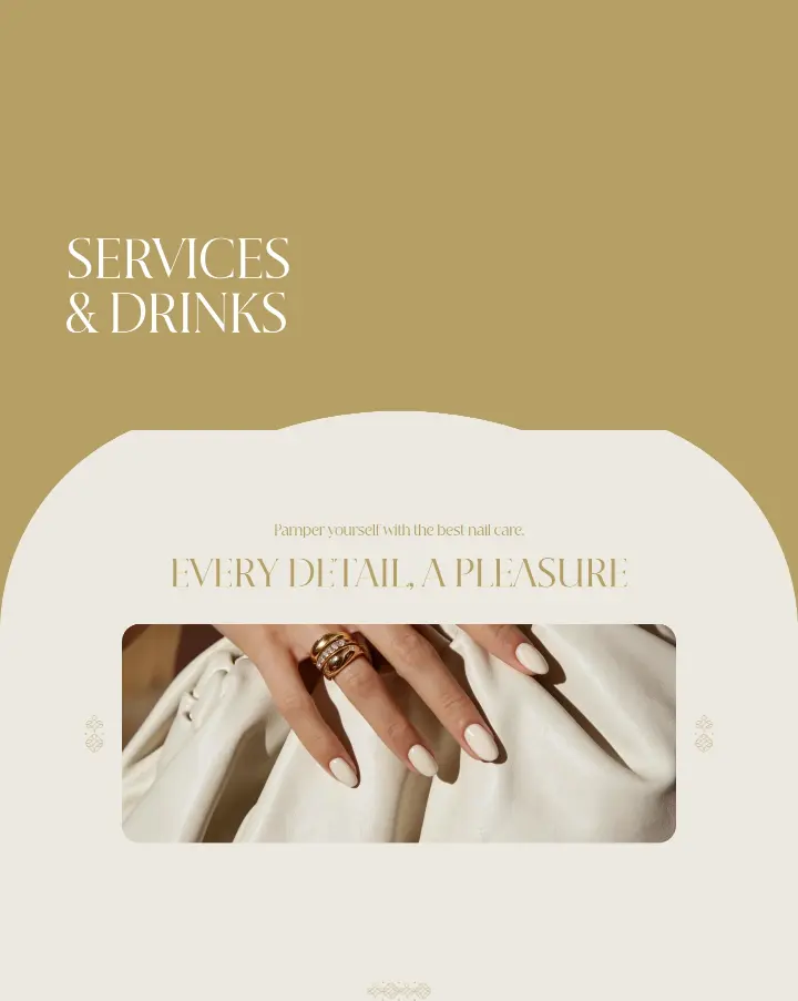 Services & Drinks on Venetian Nail Spa