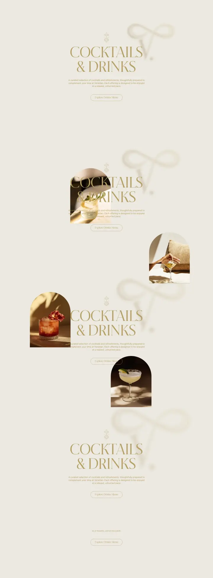Cocktails & Drinks on Venetian Nail Spa