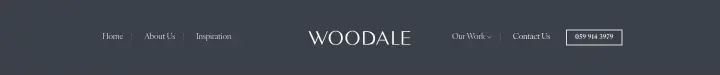 Navigation on Woodale Designs