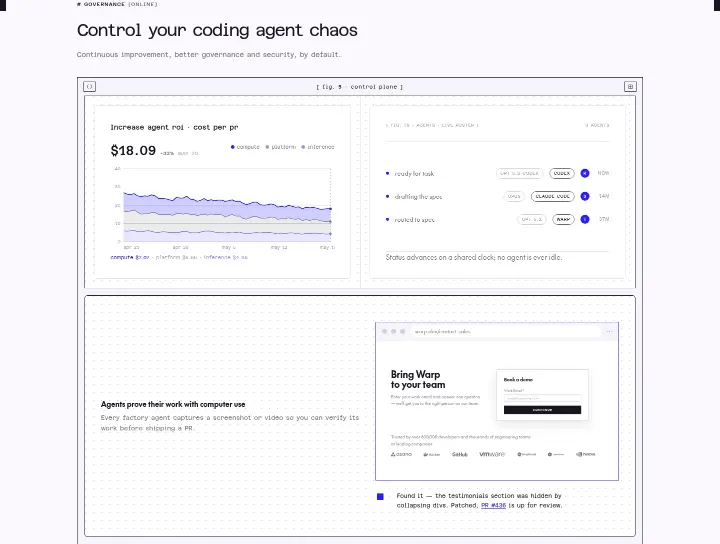 Control your coding agent chaos on Warp