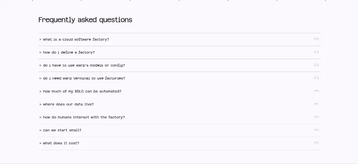 Frequently asked questions on Warp