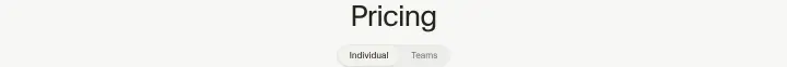 Pricing on Cursor