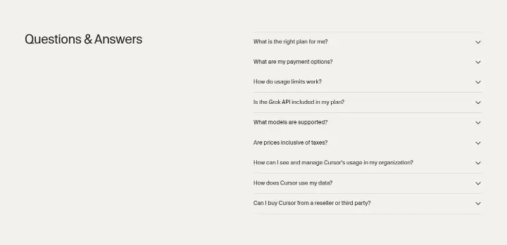 Questions & Answers on Cursor
