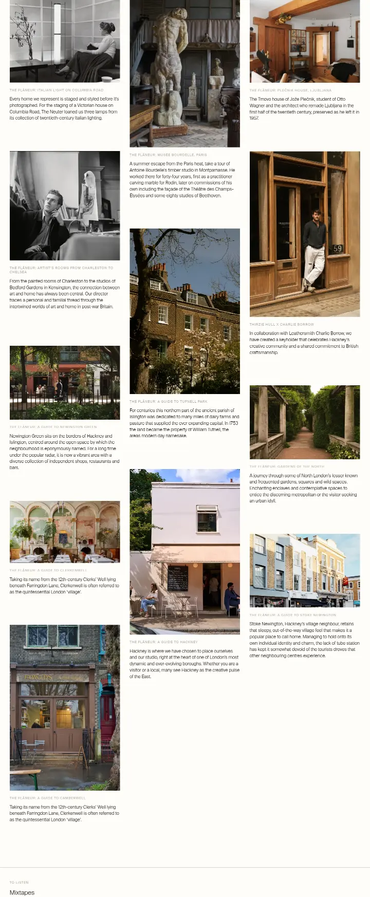 The Flâneur: Italian Light on Columbia Road on Thirzie Hull