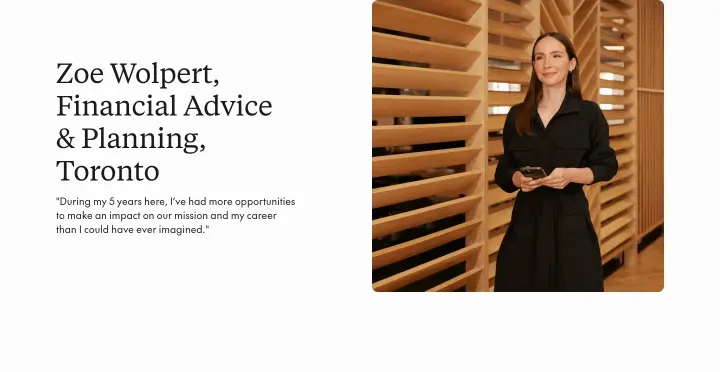Zoe Wolpert, Financial Advice & Planning… on Wealthsimple