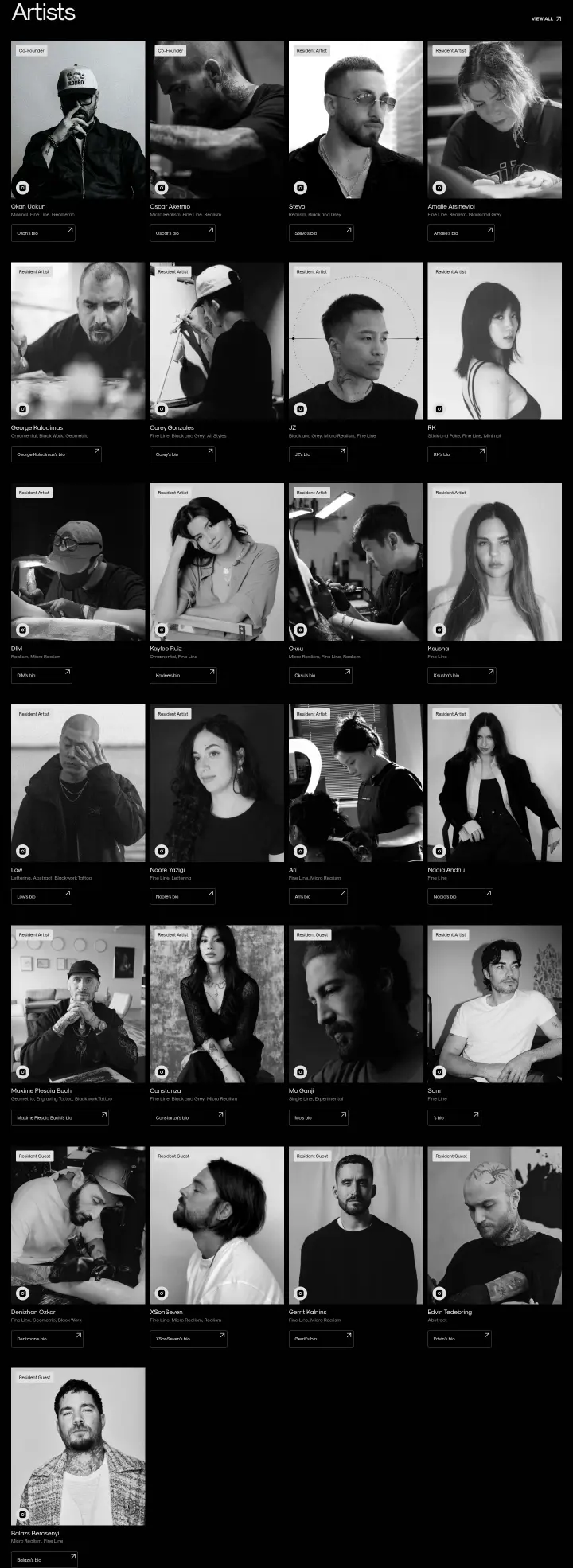 Artists on Monolith Studio