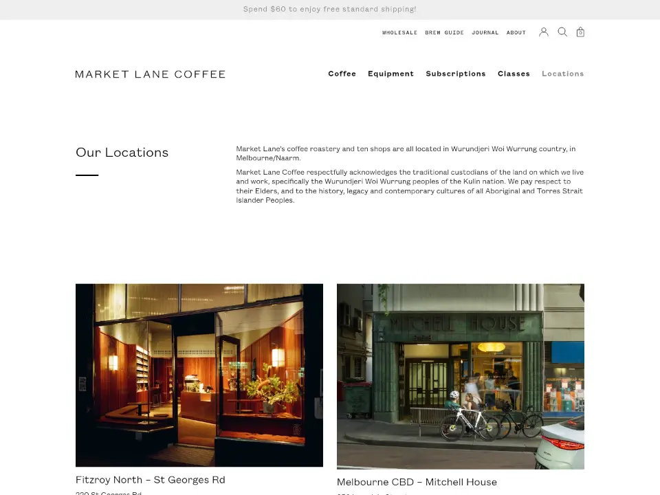 Market Lane Coffee — Contact