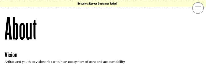 About on Recess