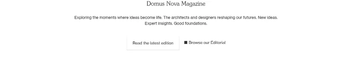 Domus Nova Magazine on Domus Nova