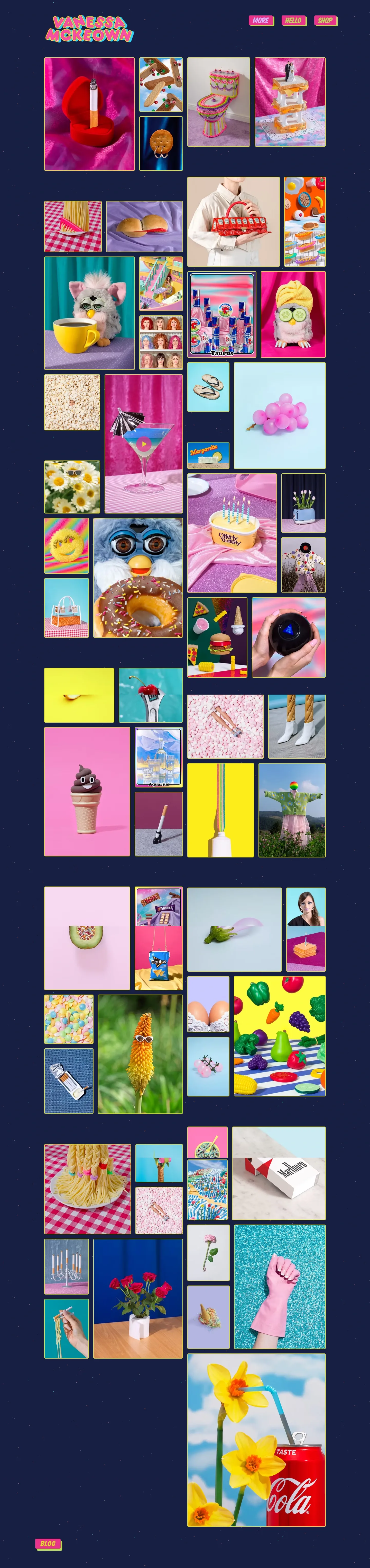 Screenshot of Vanessa Mckeown at desktop width