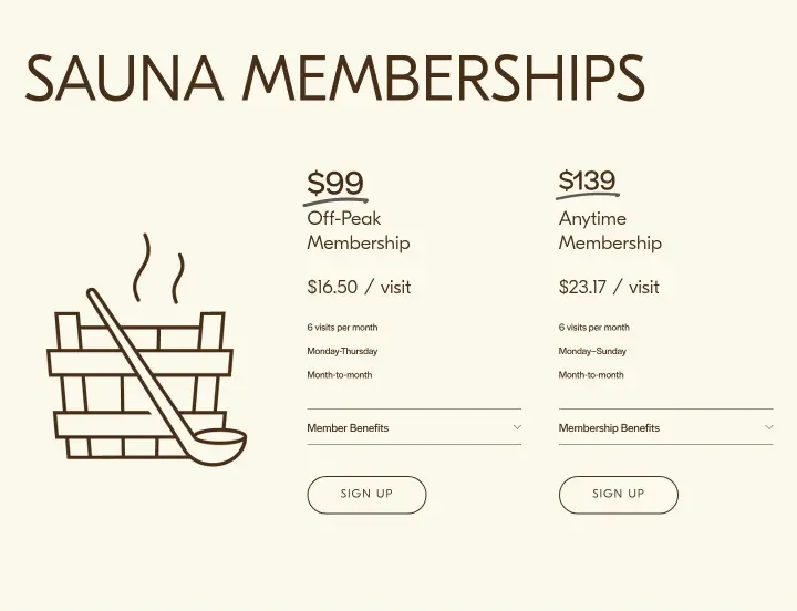 Sauna Memberships on Löyly