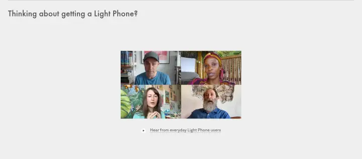 Thinking about getting a Light Phone? on Light Phone
