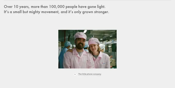 Over 10 years, more than 100,000 people have… on Light Phone