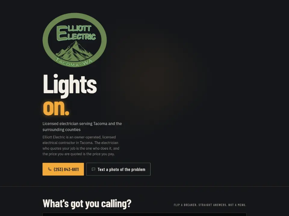 Elliott Electric — Home