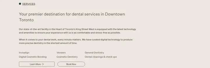 Services on Paste Dental