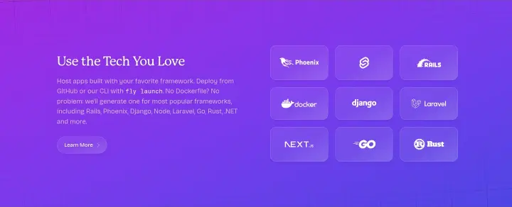 Use the Tech You Love on Fly.io