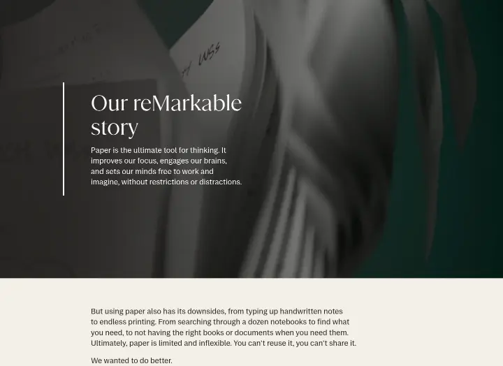 Our reMarkable story on reMarkable