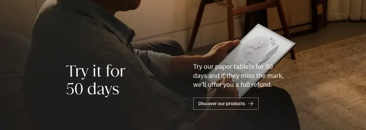 Try it for 50 days on reMarkable