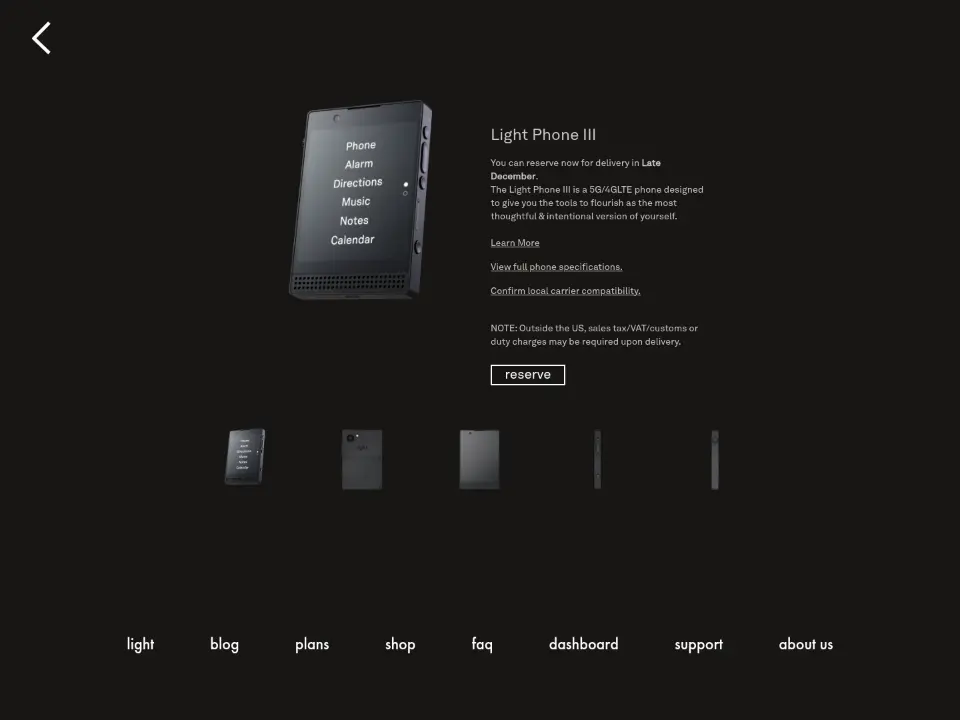 Light Phone — Product