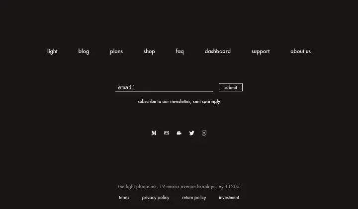 What are the features? on Light Phone