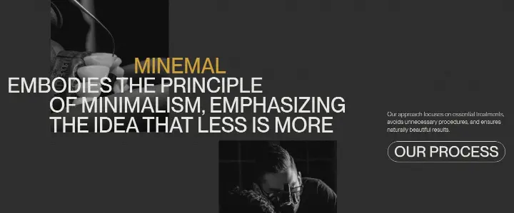 Our process on Minémal Dental Aesthetics