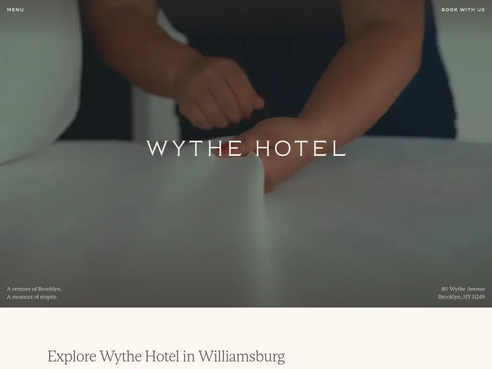 Wythe Hotel — Home