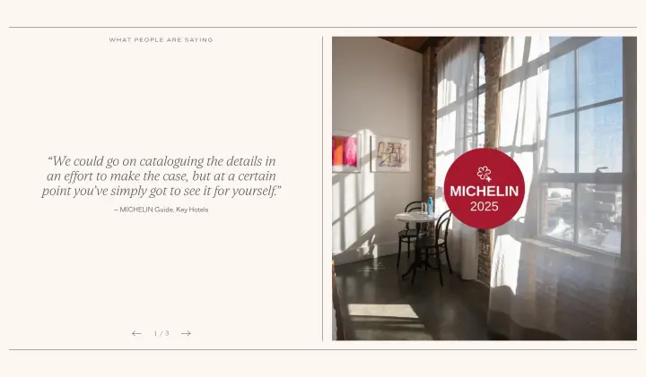 Testimonials on Wythe Hotel
