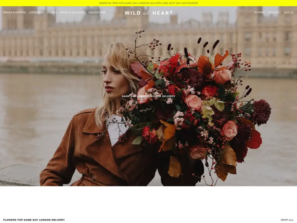 Wild at Heart — Landing page