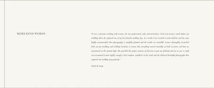 More kind words on Taylor & Porter