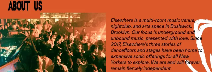  about Us on Elsewhere