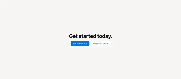 Get started today on Notion