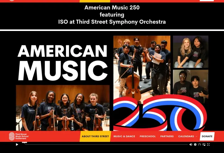 American Music 250 on Third Street Music School Settlement