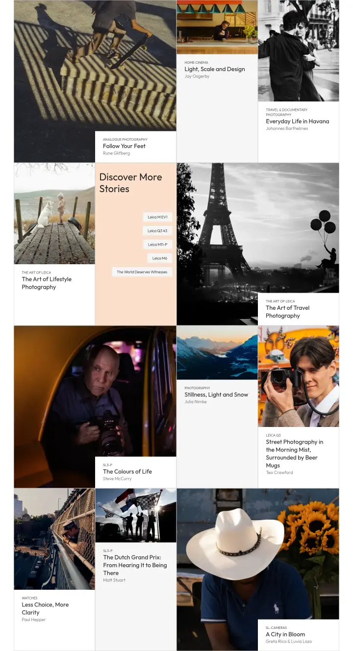 Discover More Stories on Leica Camera