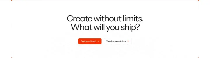 Create without limits. What will you ship? on Laravel